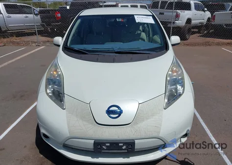 2012 Nissan Leaf Sl z USA, uszkodzony, nr VIN JN1AZ0CP1CT023361